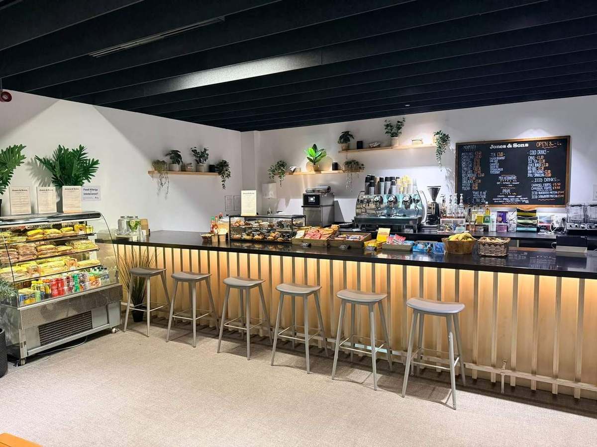The Jones & Sons café at Eastbrook Studios